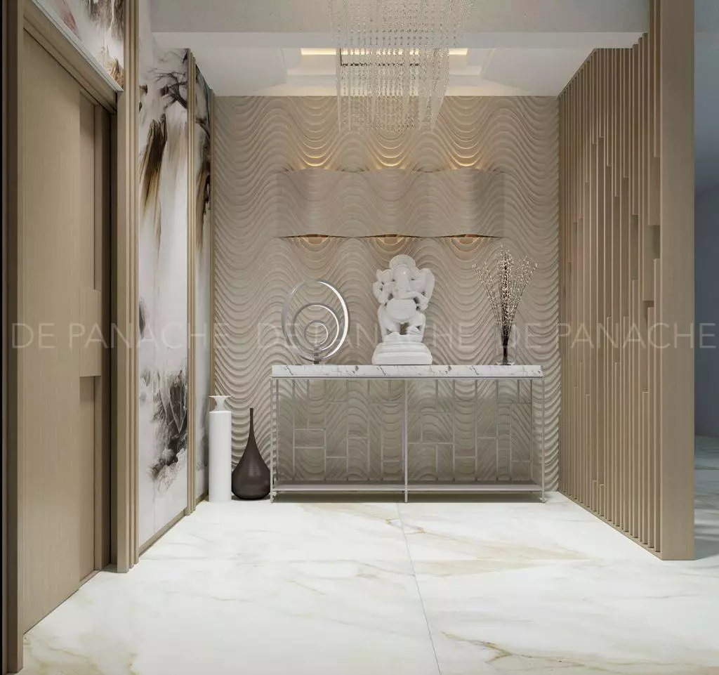 mandir design marble | puja ghar interior design
