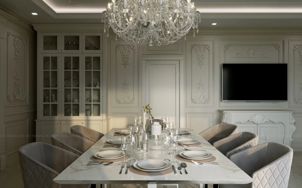 luxurious dining area